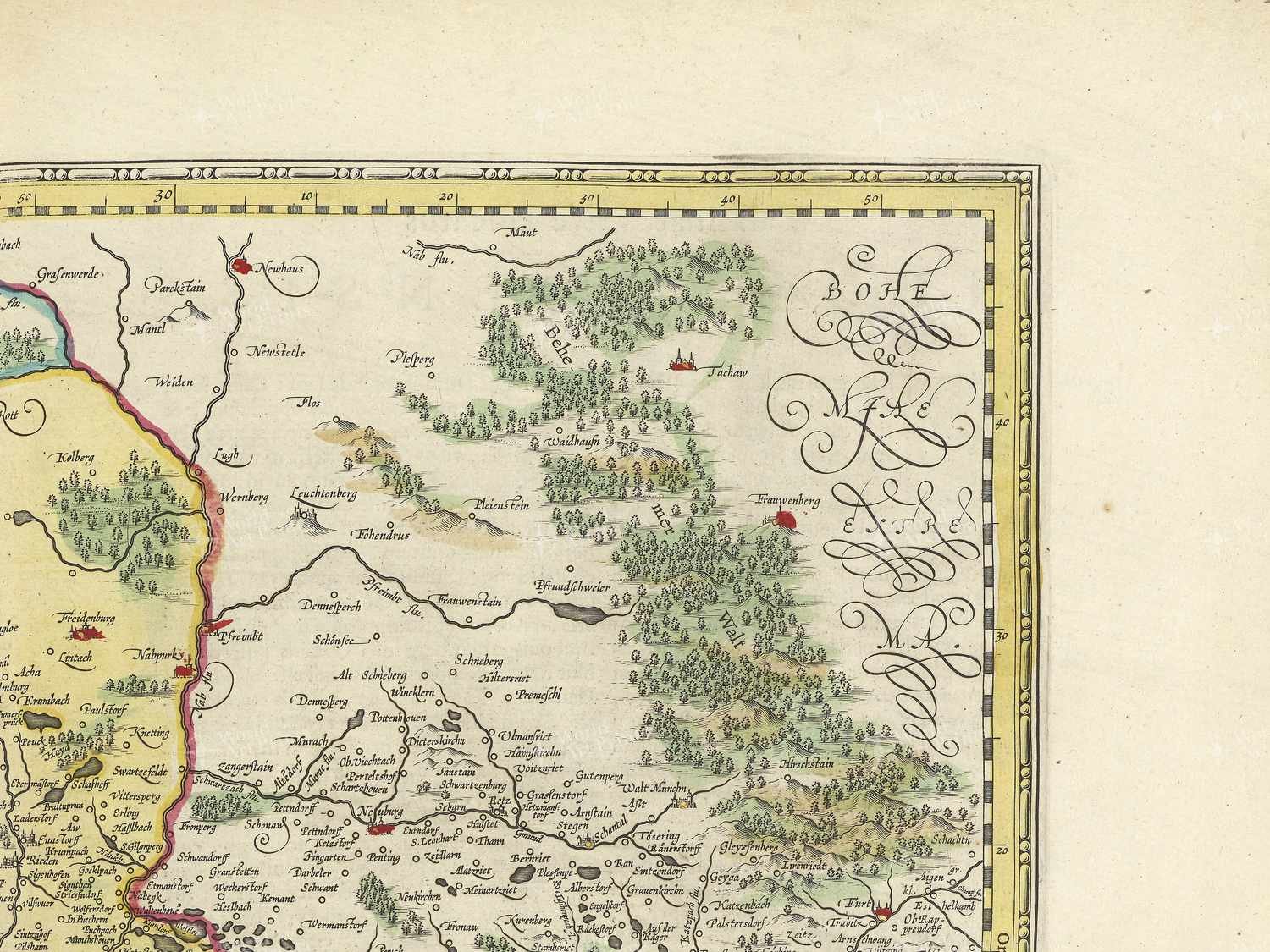 Map top right quadrant