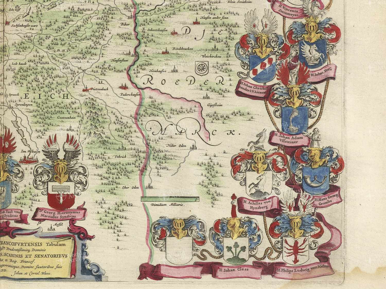 Map bottom right quadrant
