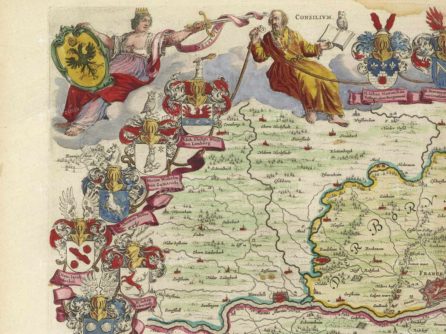 Map top left quadrant