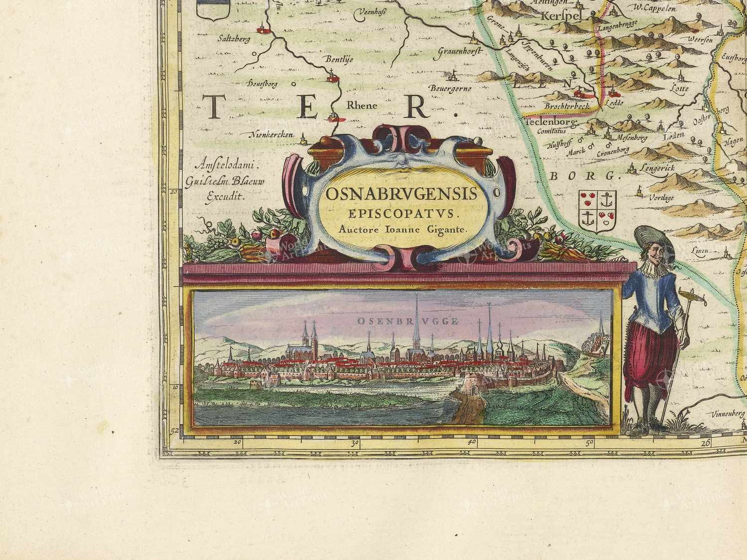 Map bottom left quadrant
