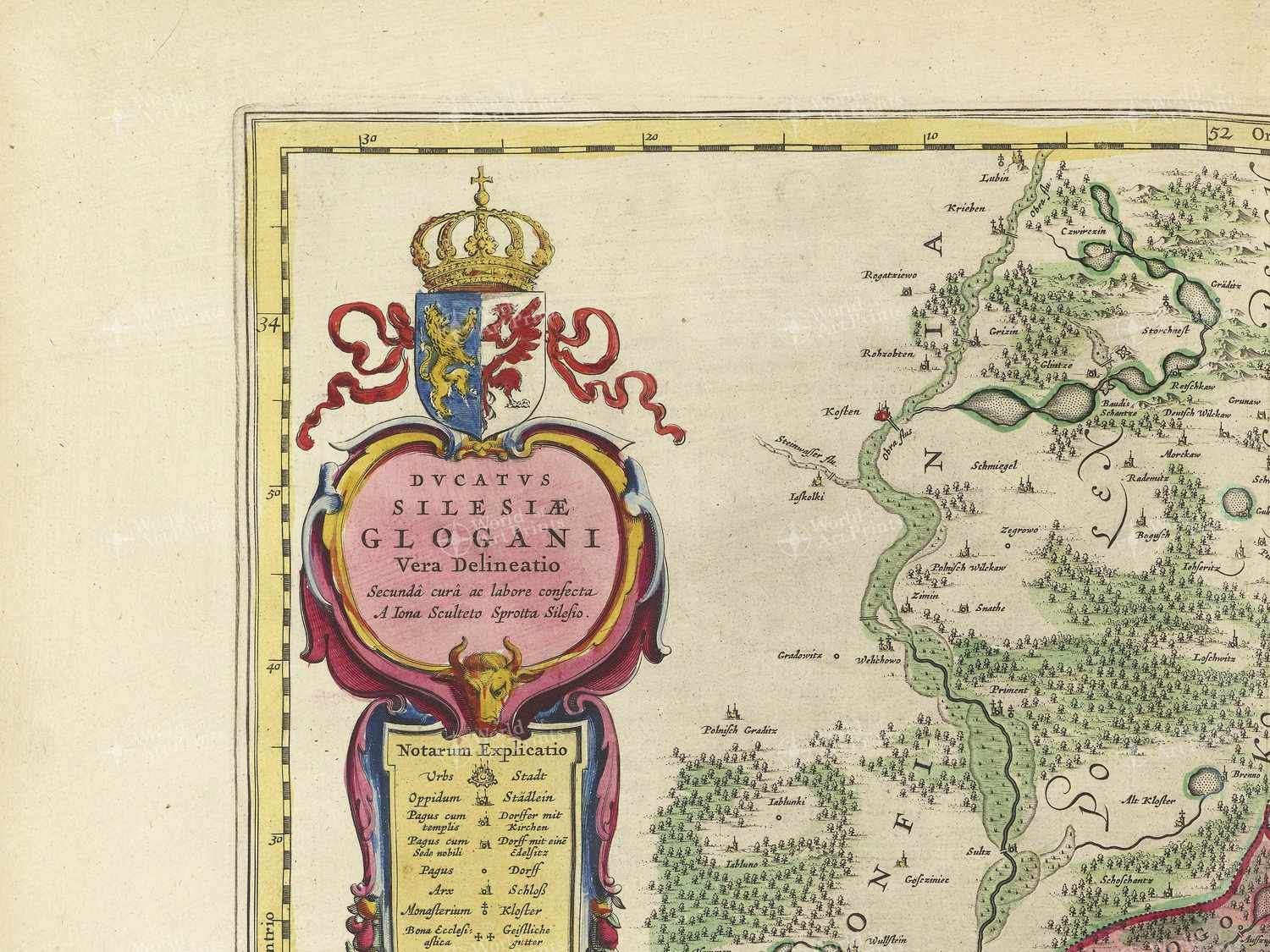 Map top left quadrant