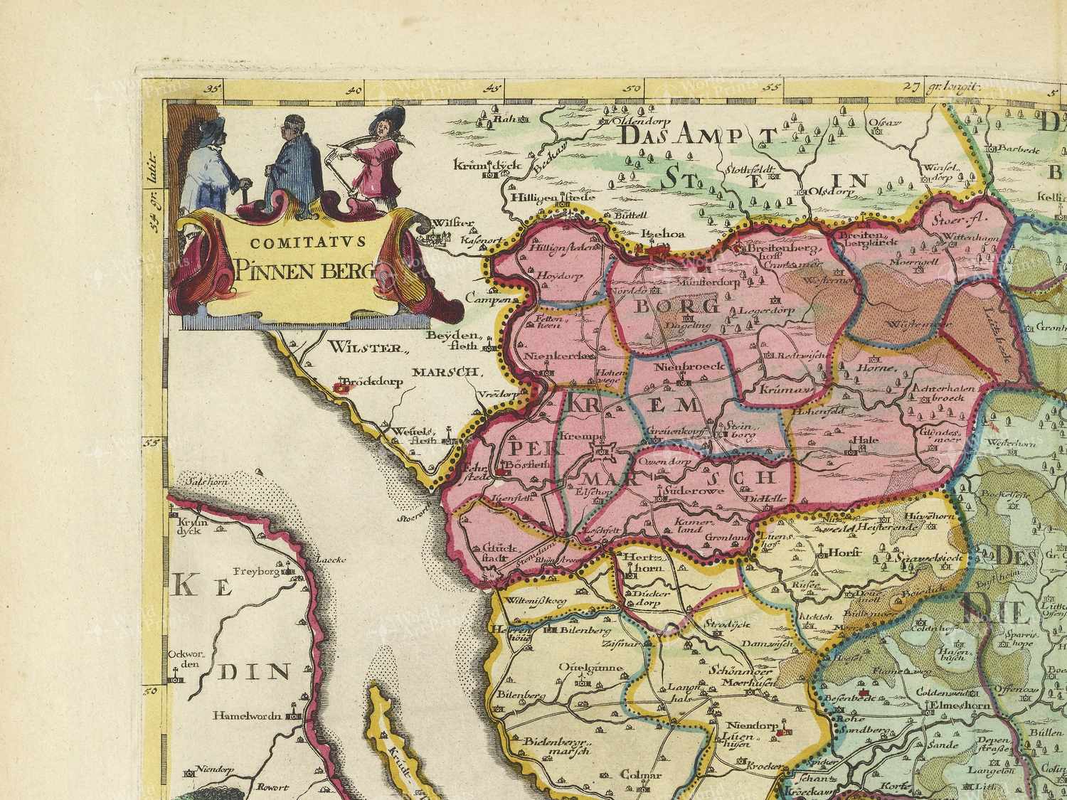 Map top left quadrant