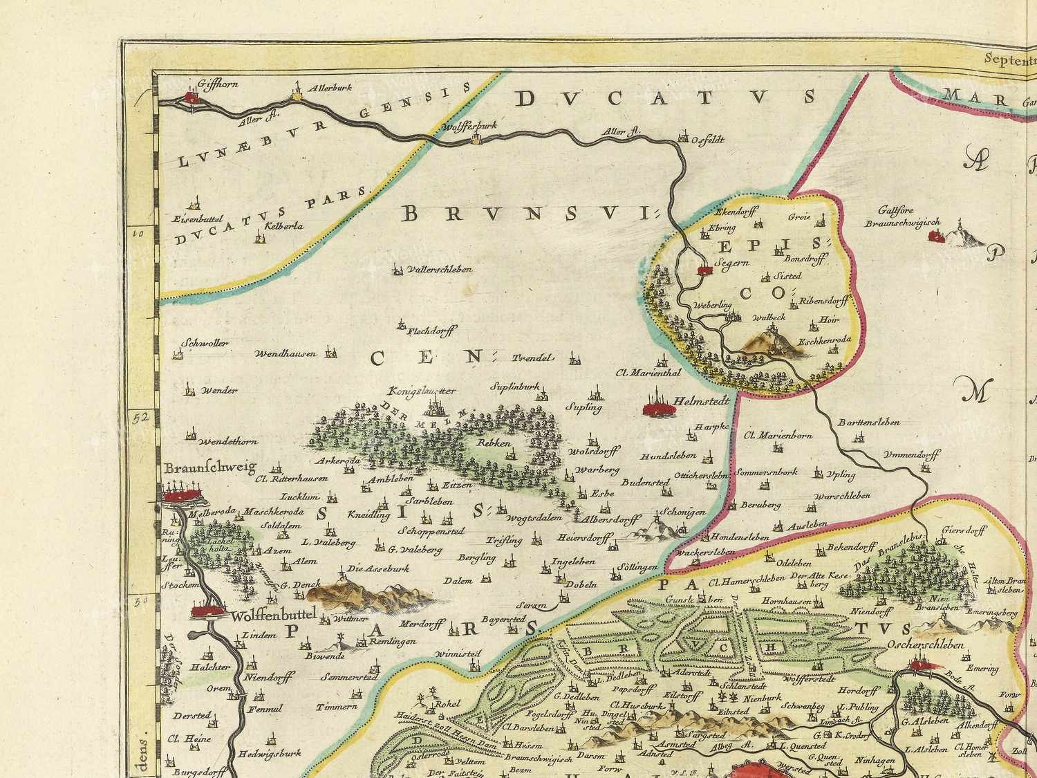 Map top left quadrant