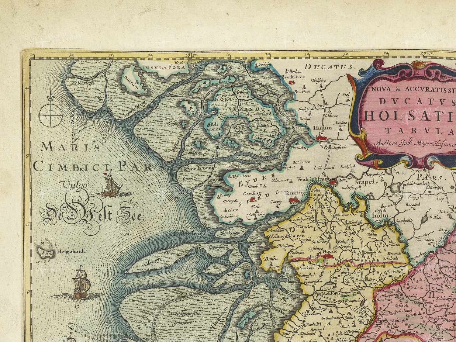 Map top left quadrant