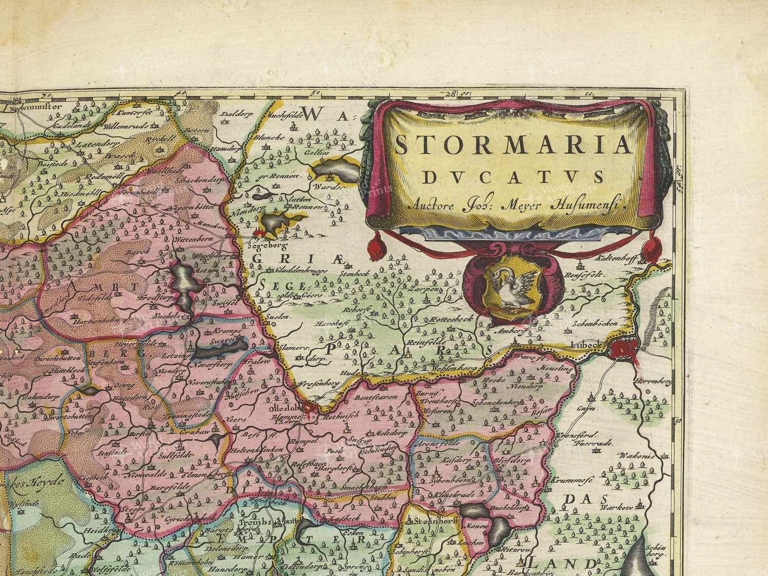 Map top right quadrant