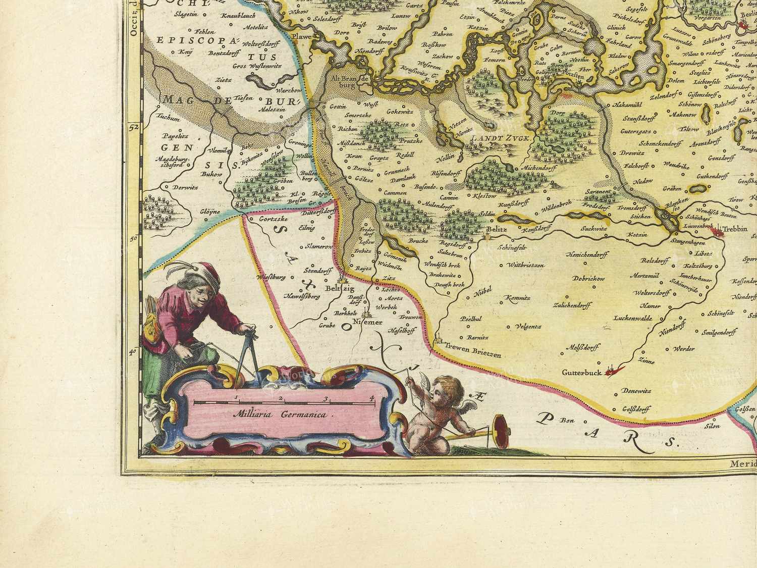 Map bottom left quadrant