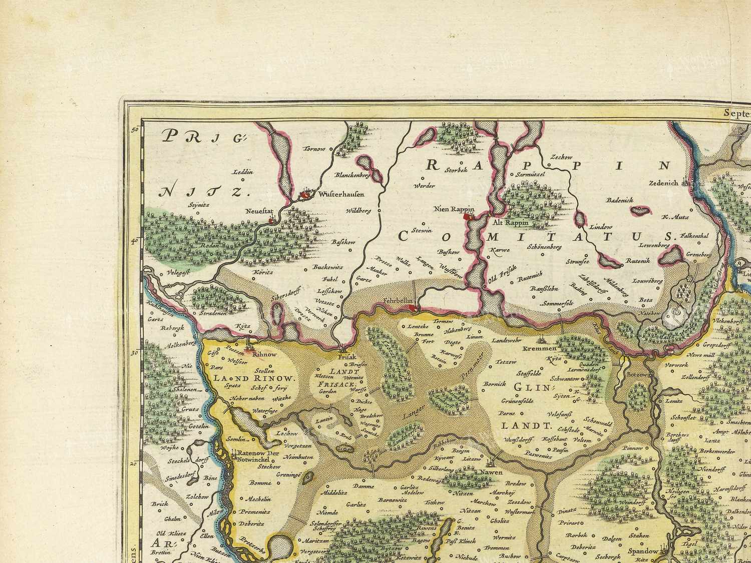 Map top left quadrant