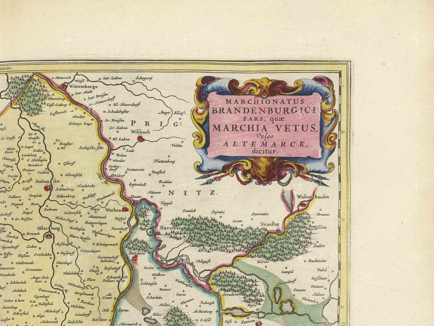 Map top right quadrant