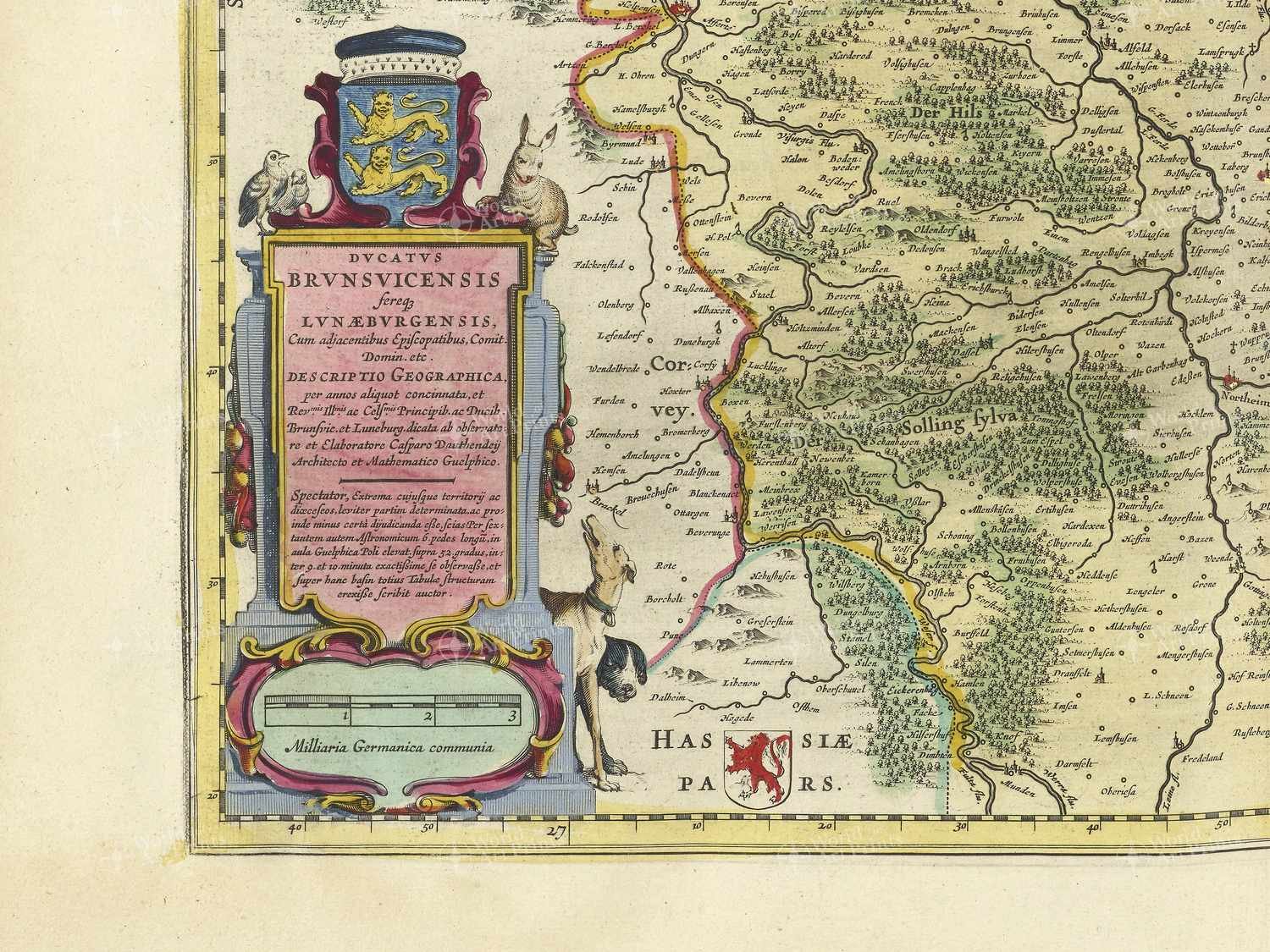 Map bottom left quadrant