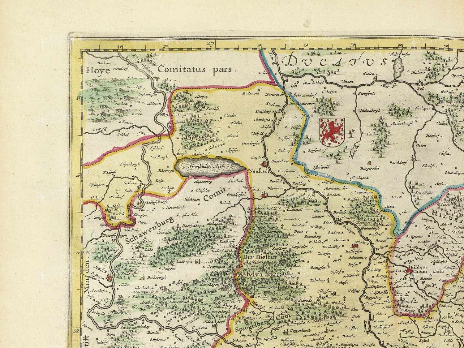Map top left quadrant