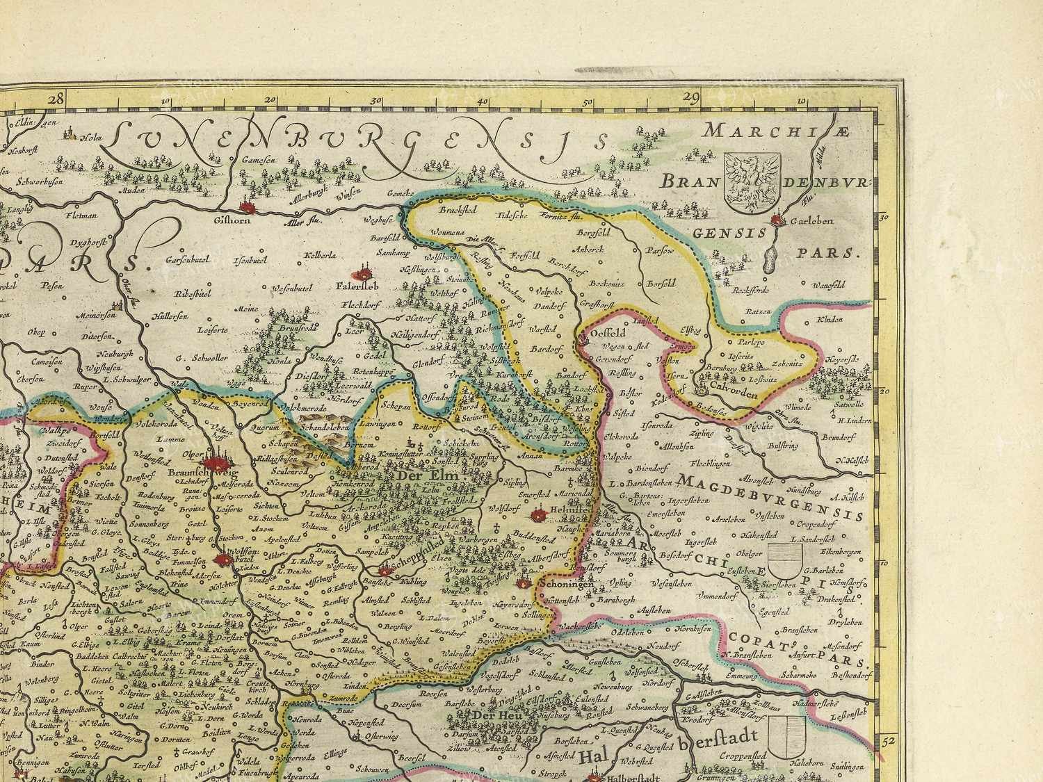 Map top right quadrant