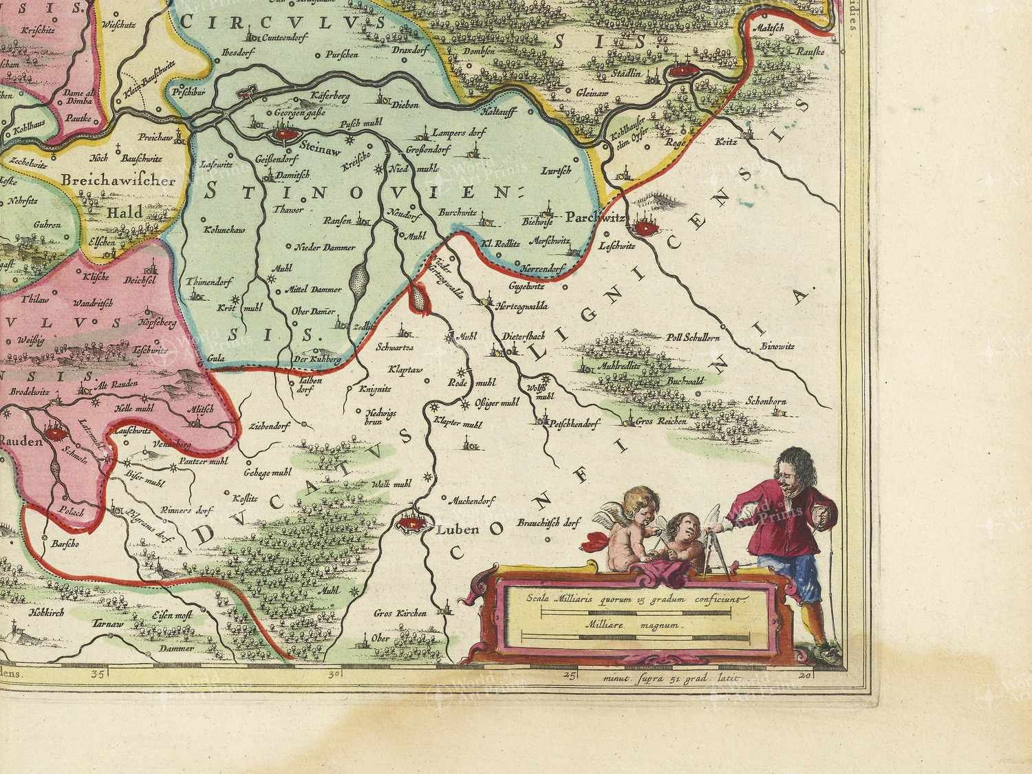 Map bottom right quadrant