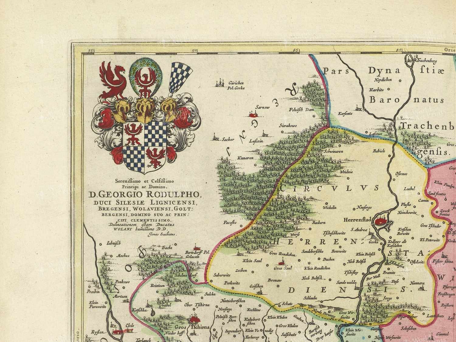 Map top left quadrant
