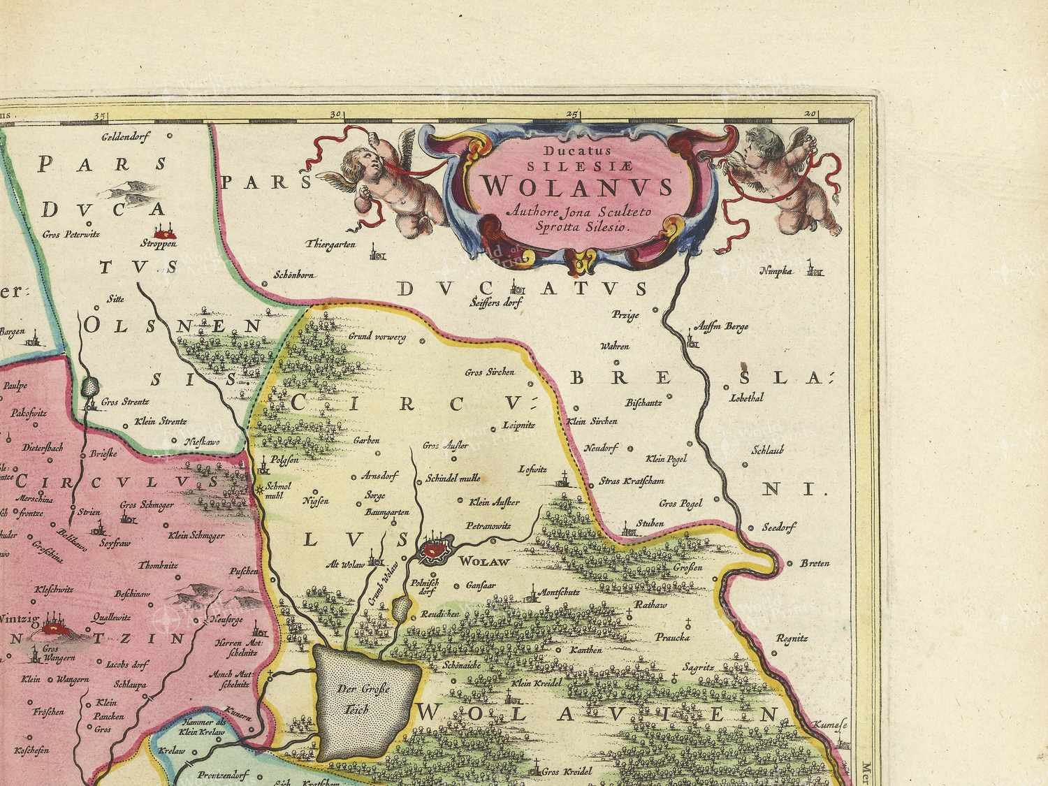 Map top right quadrant