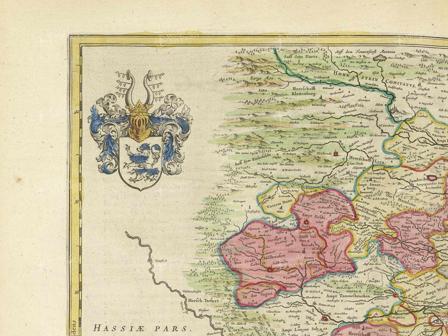 Map top left quadrant