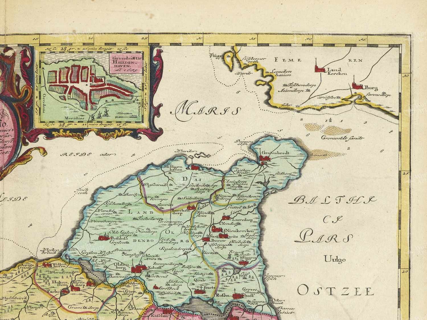 Map top right quadrant