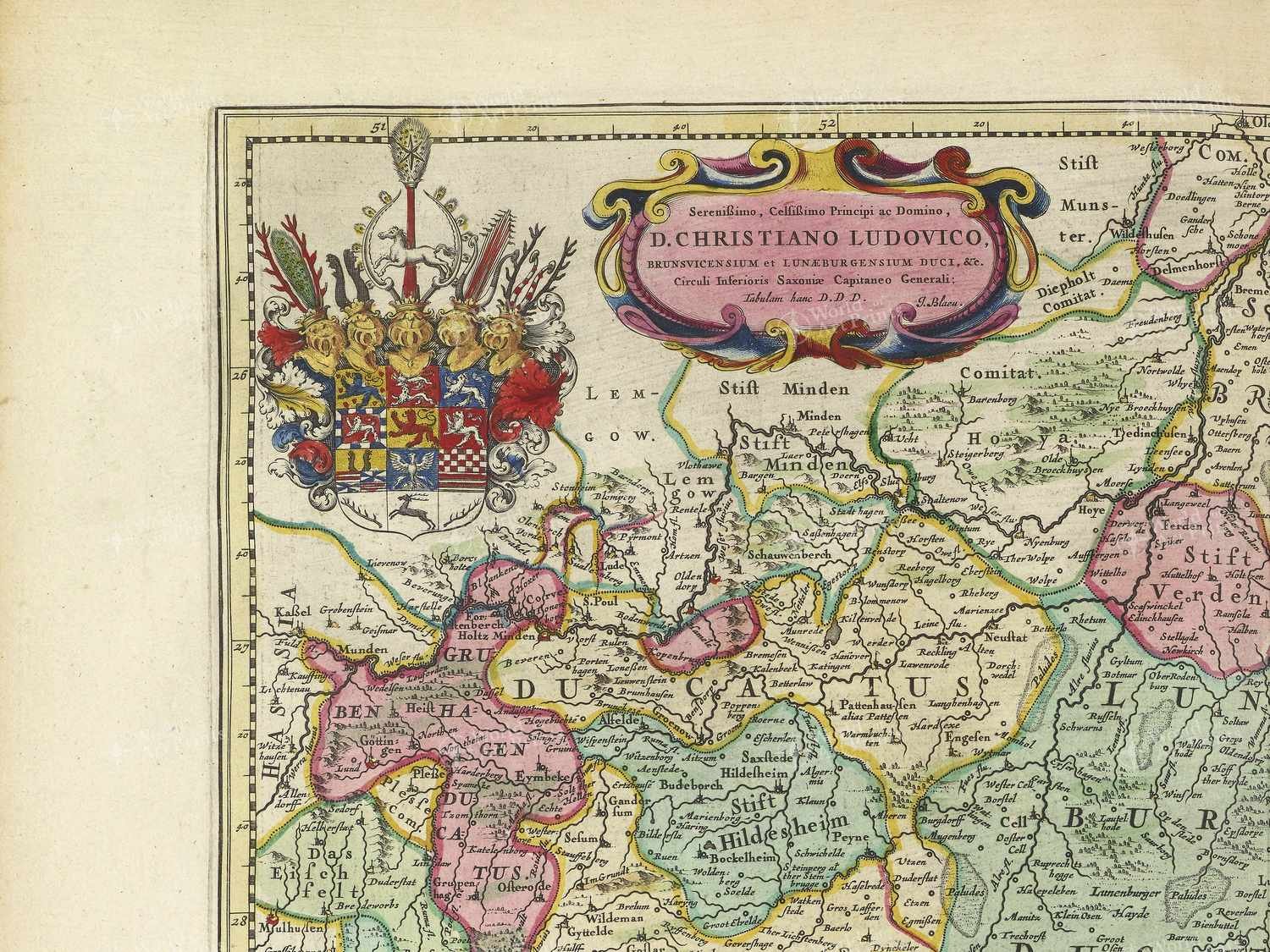 Map top left quadrant