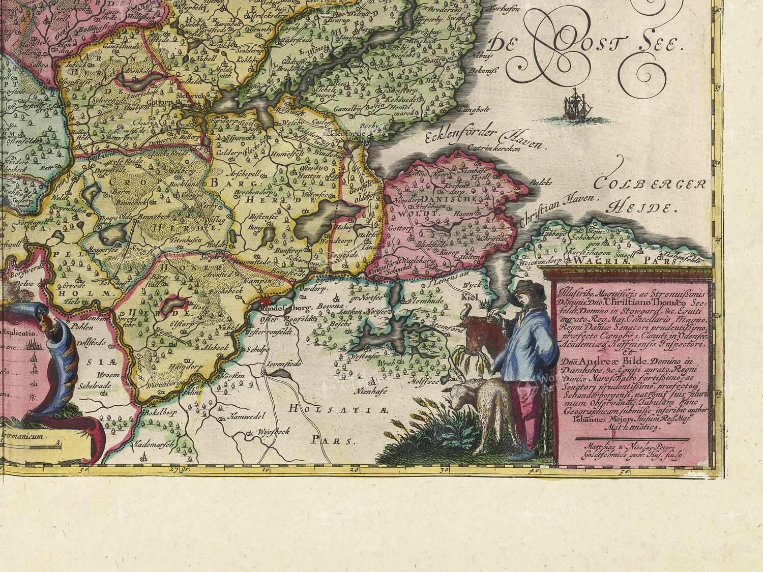 Map bottom right quadrant