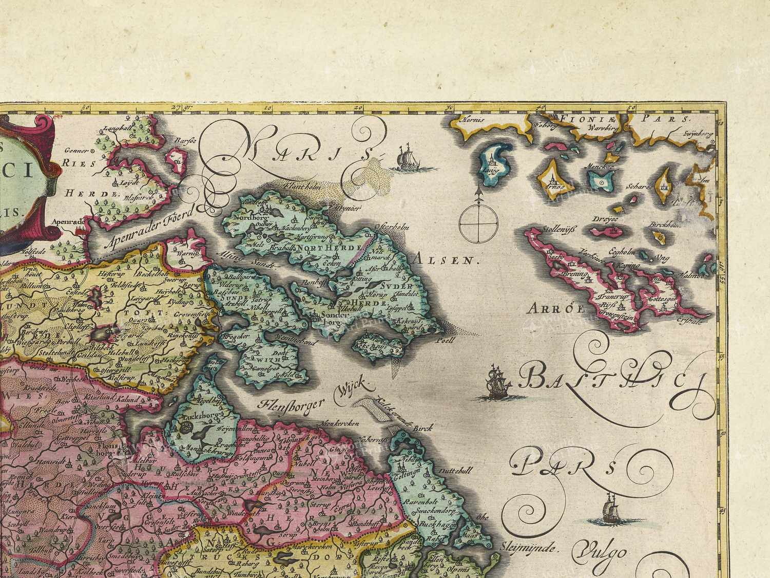 Map top right quadrant