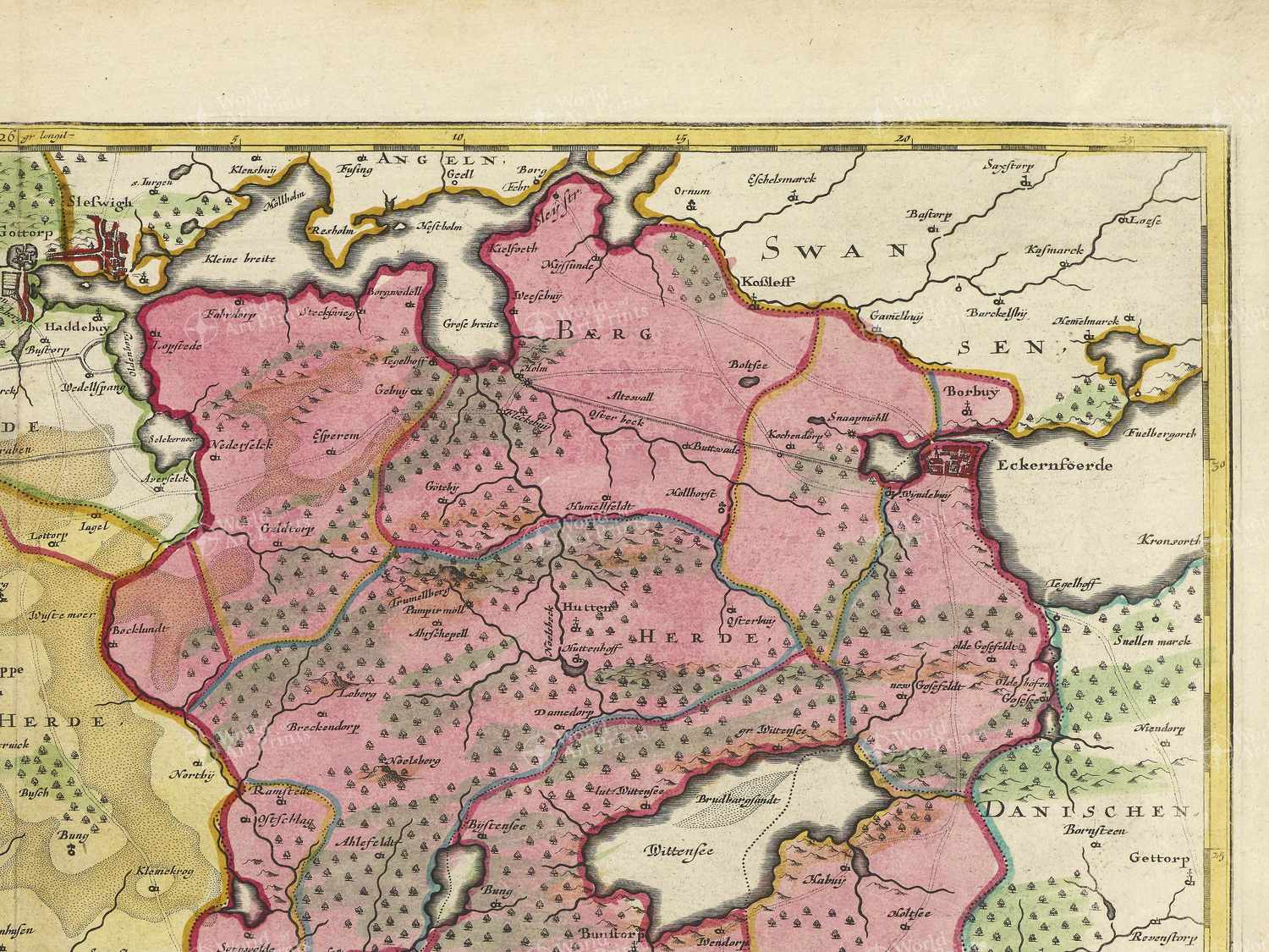 Map top right quadrant