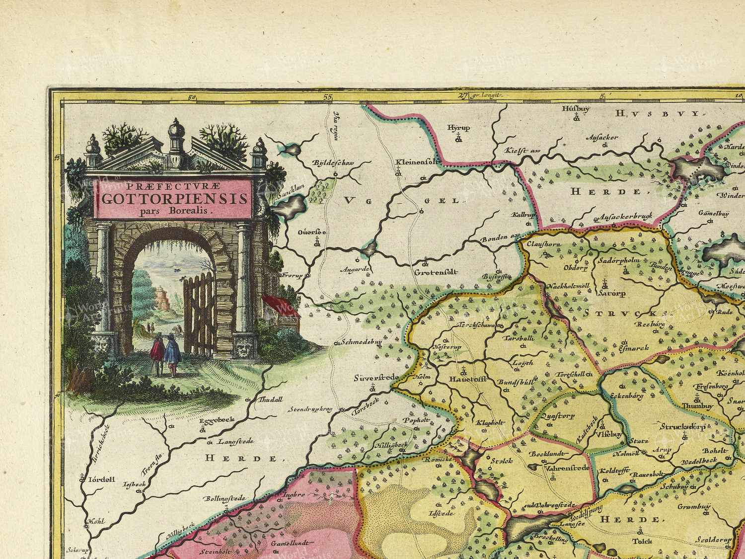 Map top left quadrant