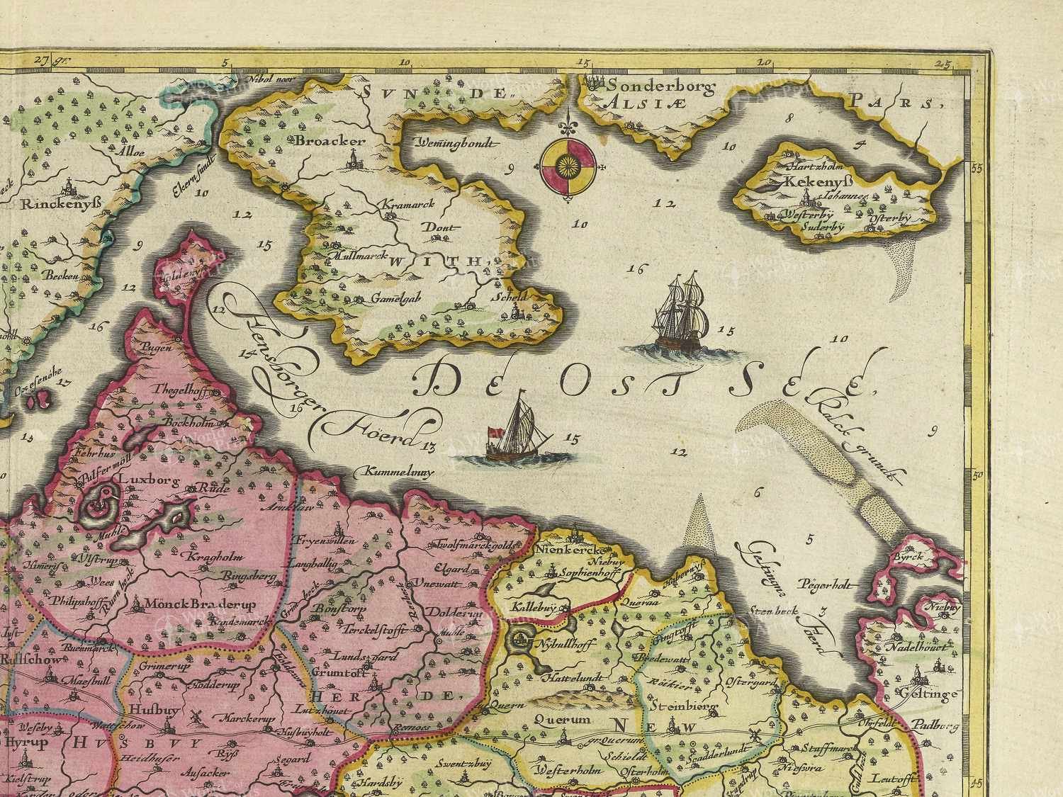 Map top right quadrant