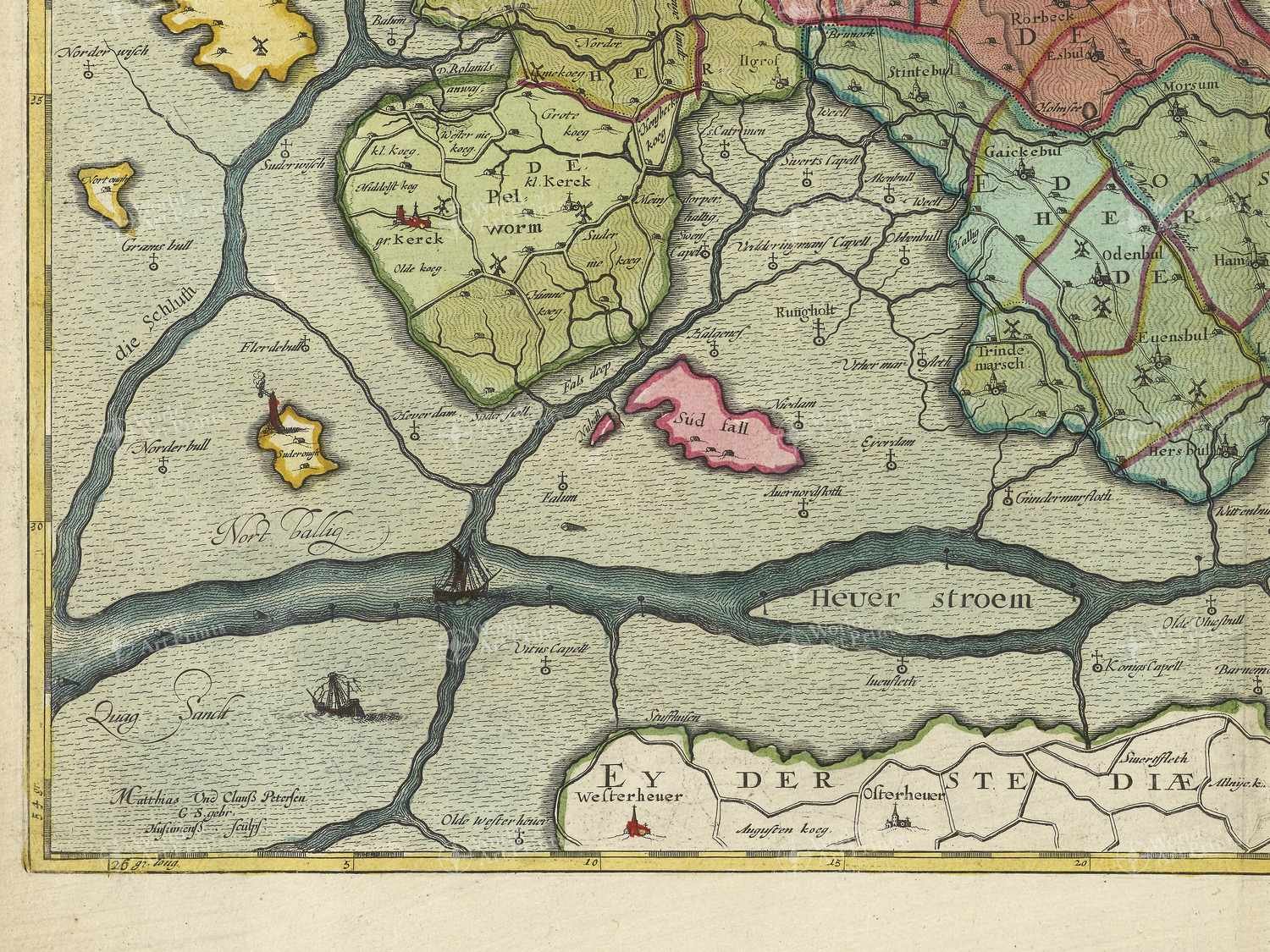 Map bottom left quadrant