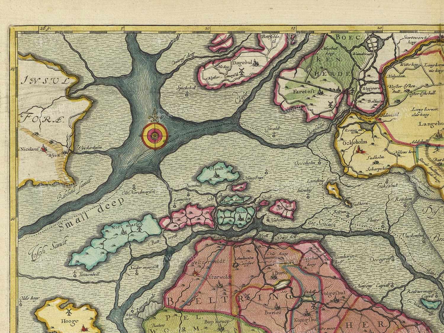 Map top left quadrant
