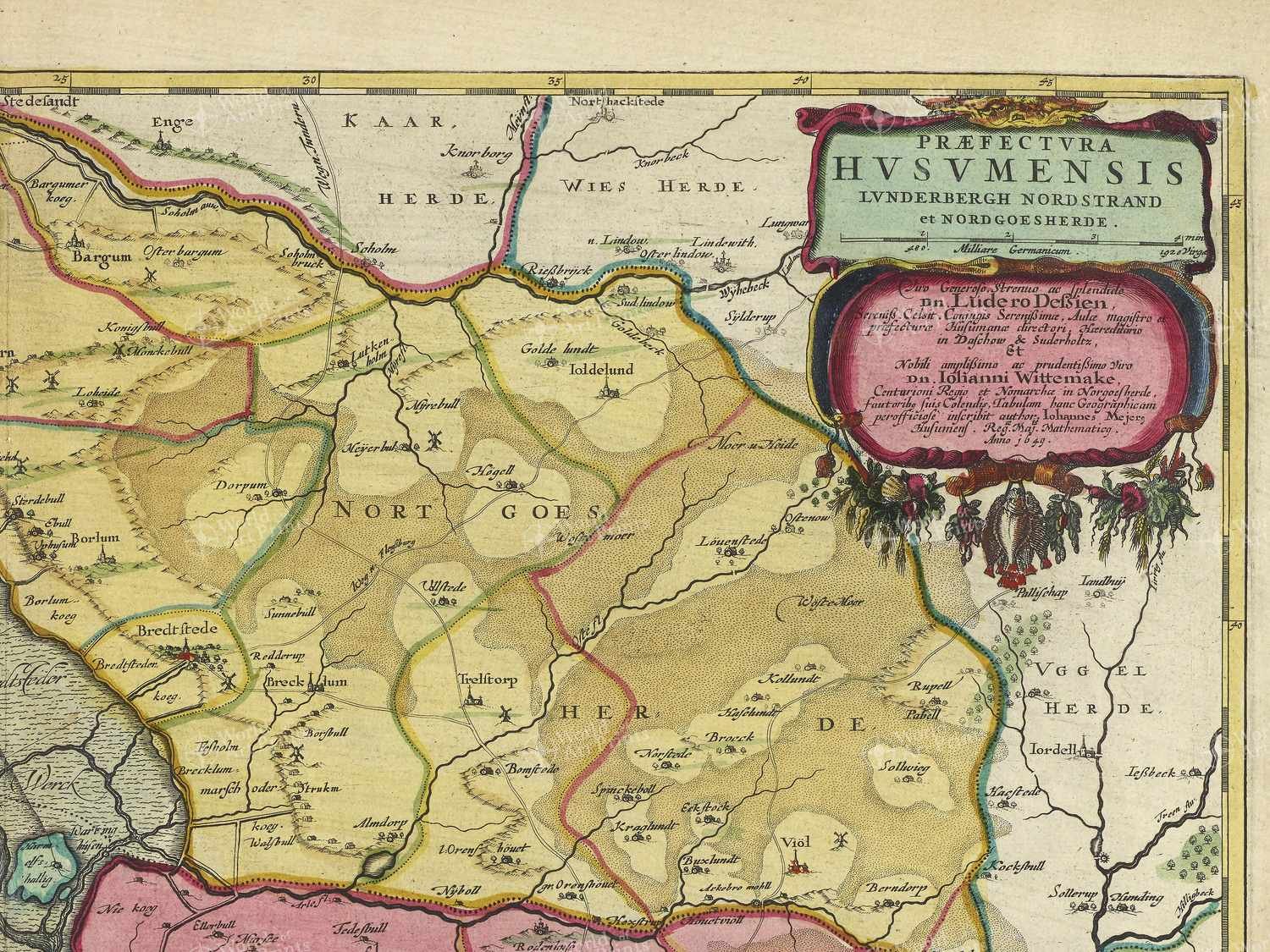 Map top right quadrant