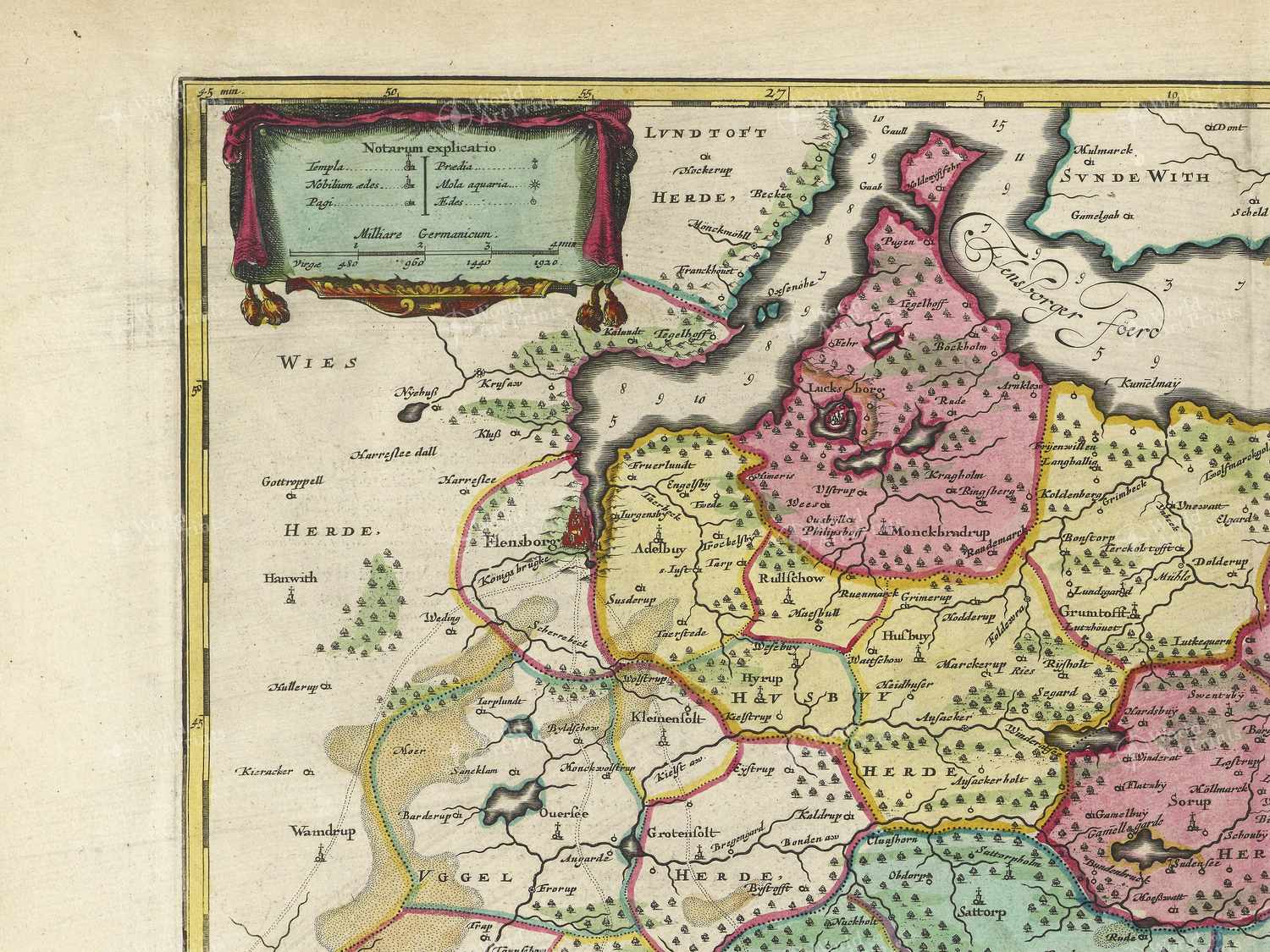 Map top left quadrant