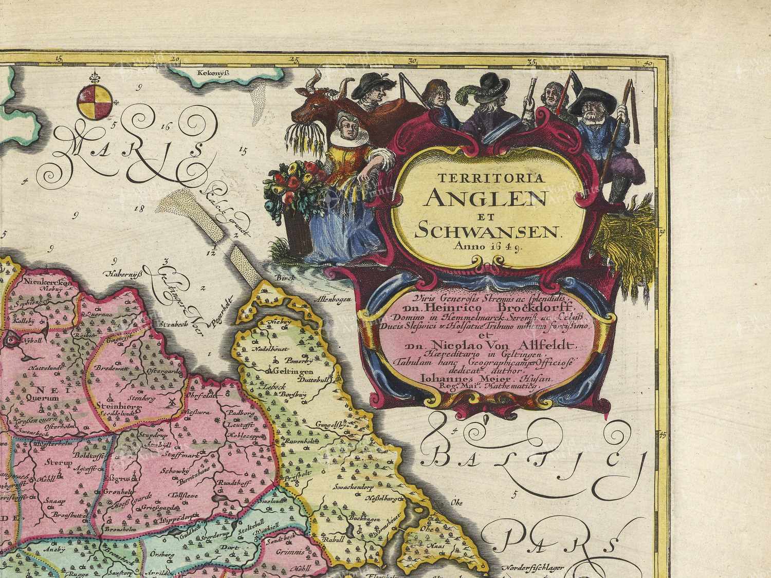 Map top right quadrant