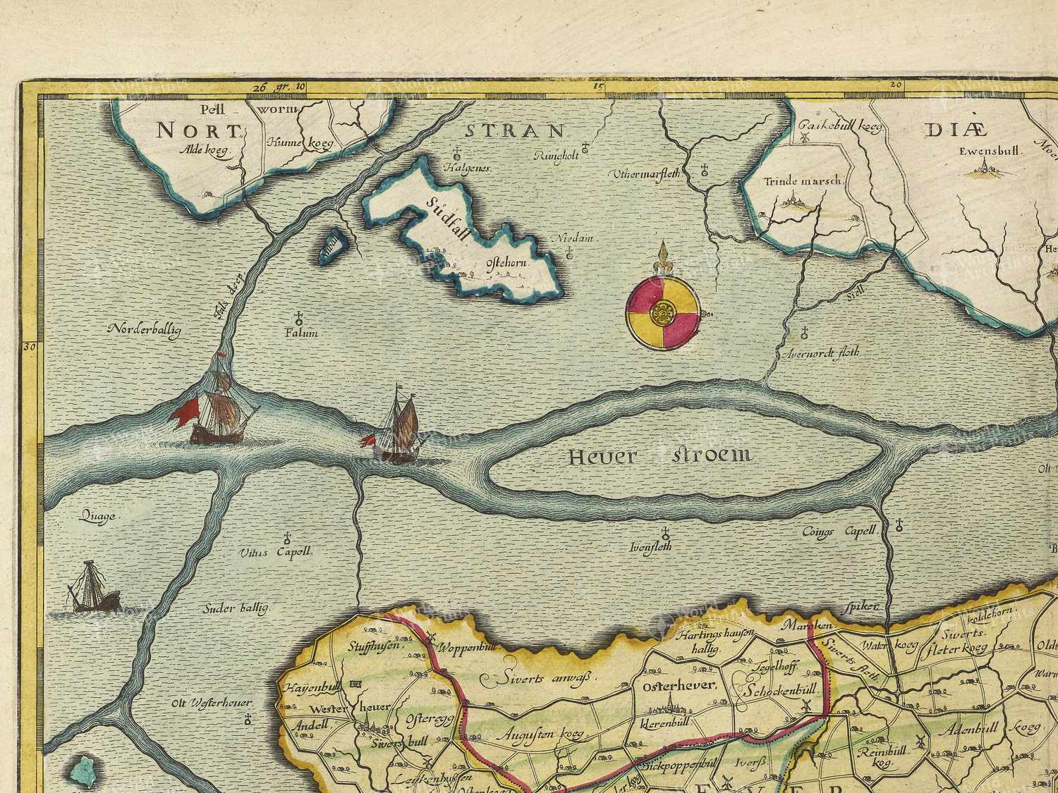 Map top left quadrant
