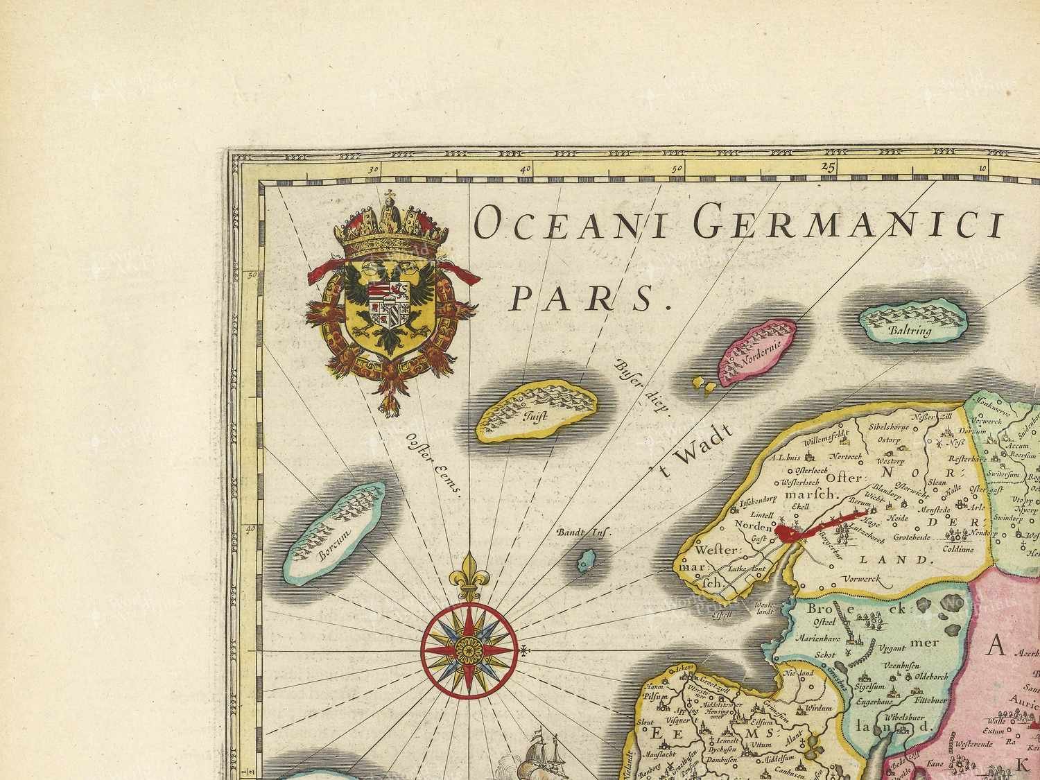 Map top left quadrant