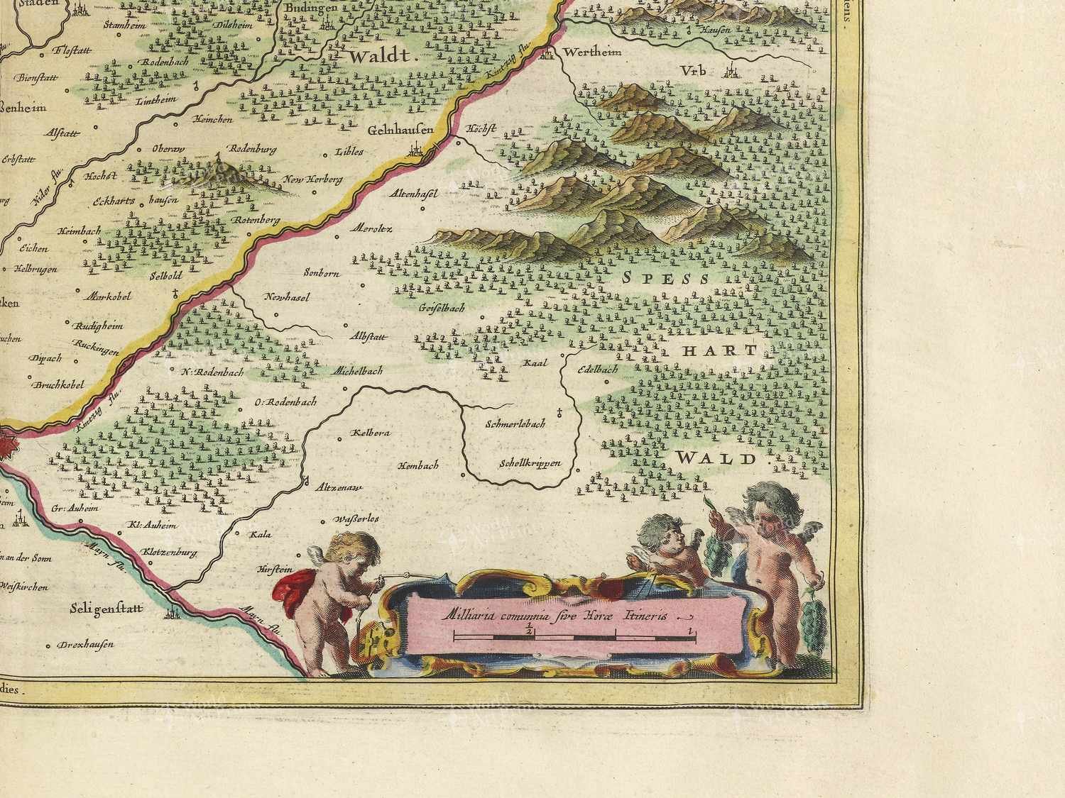 Map bottom right quadrant