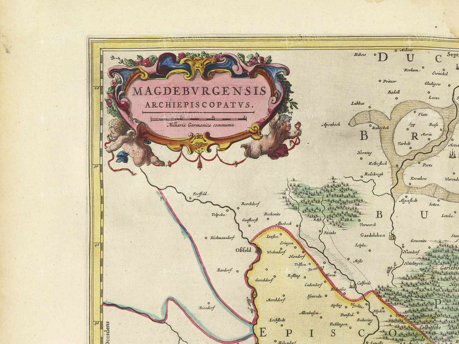 Map top left quadrant