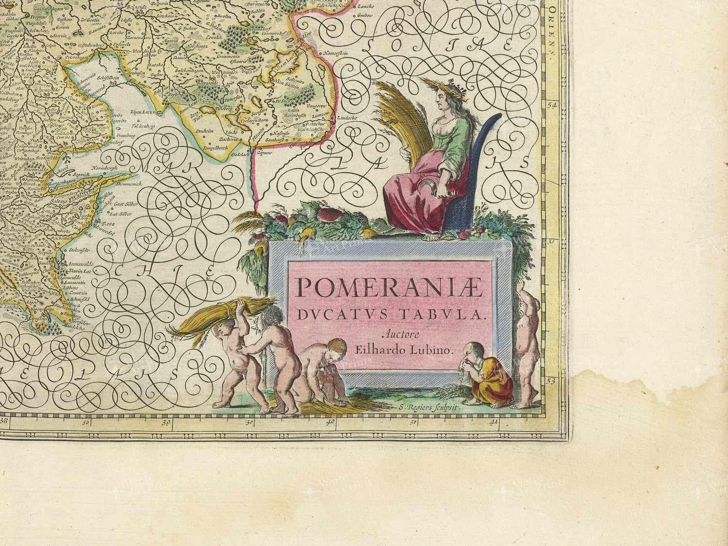 Map bottom right quadrant