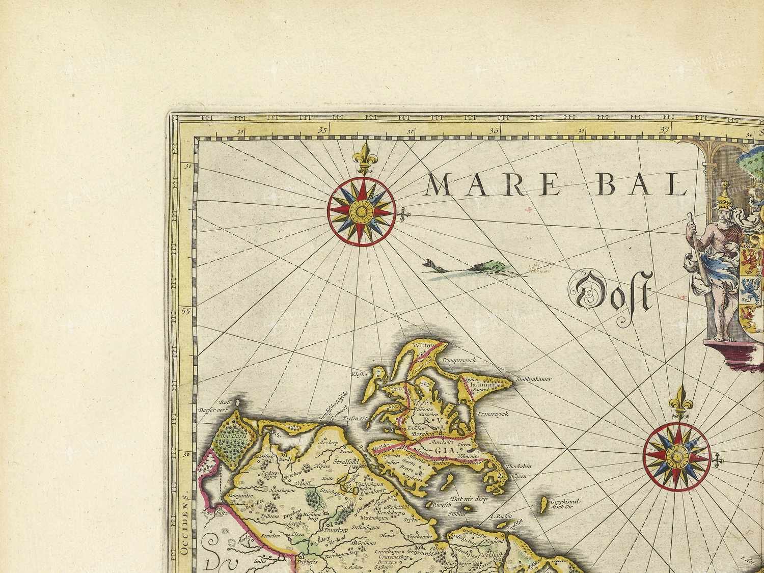 Map top left quadrant