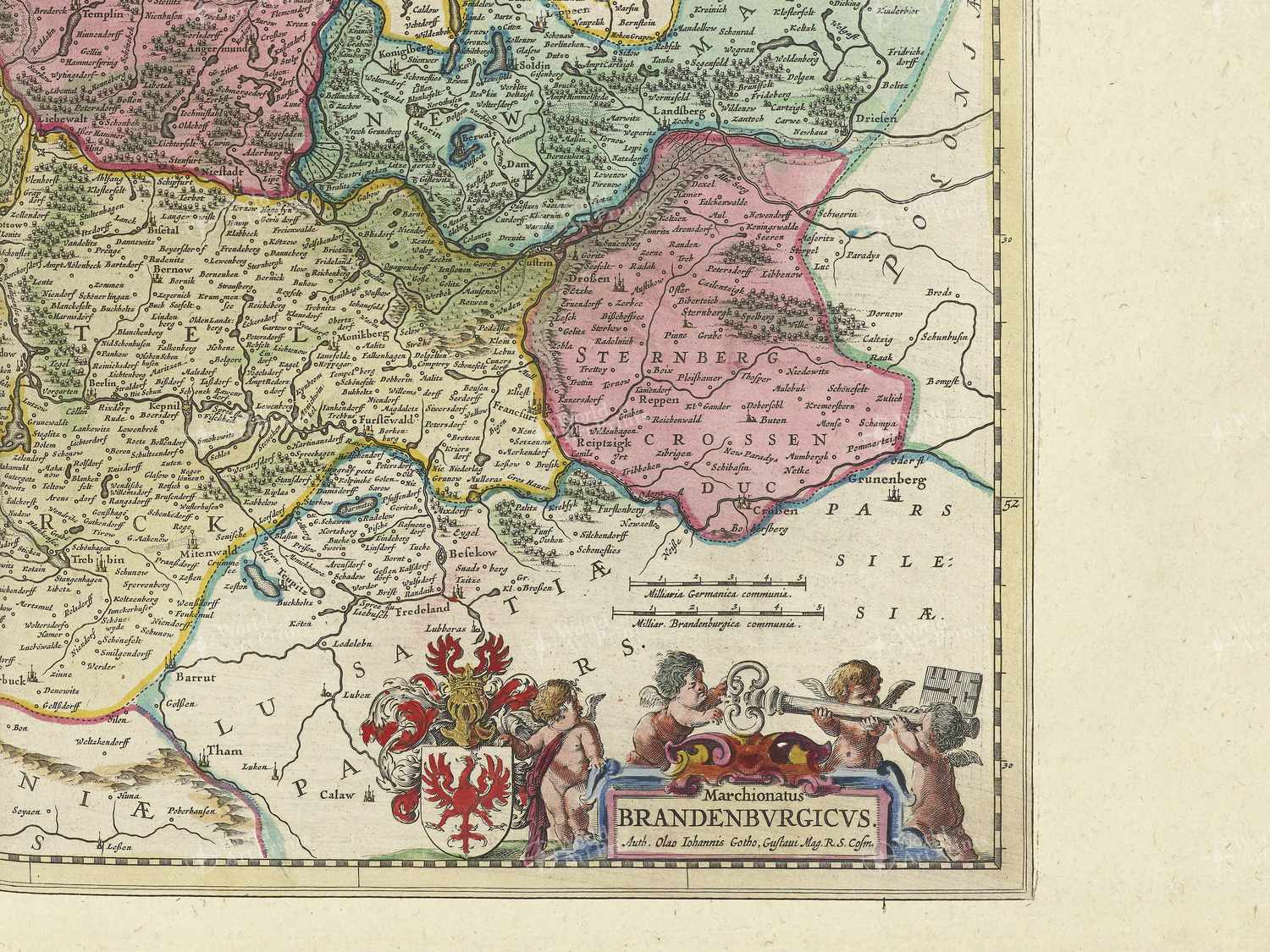 Map bottom right quadrant