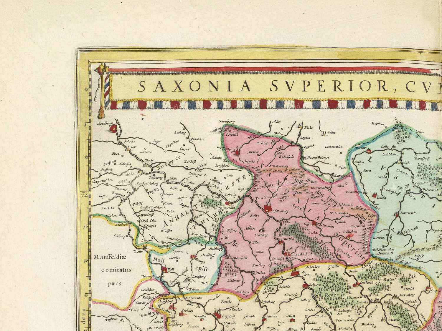 Map top left quadrant