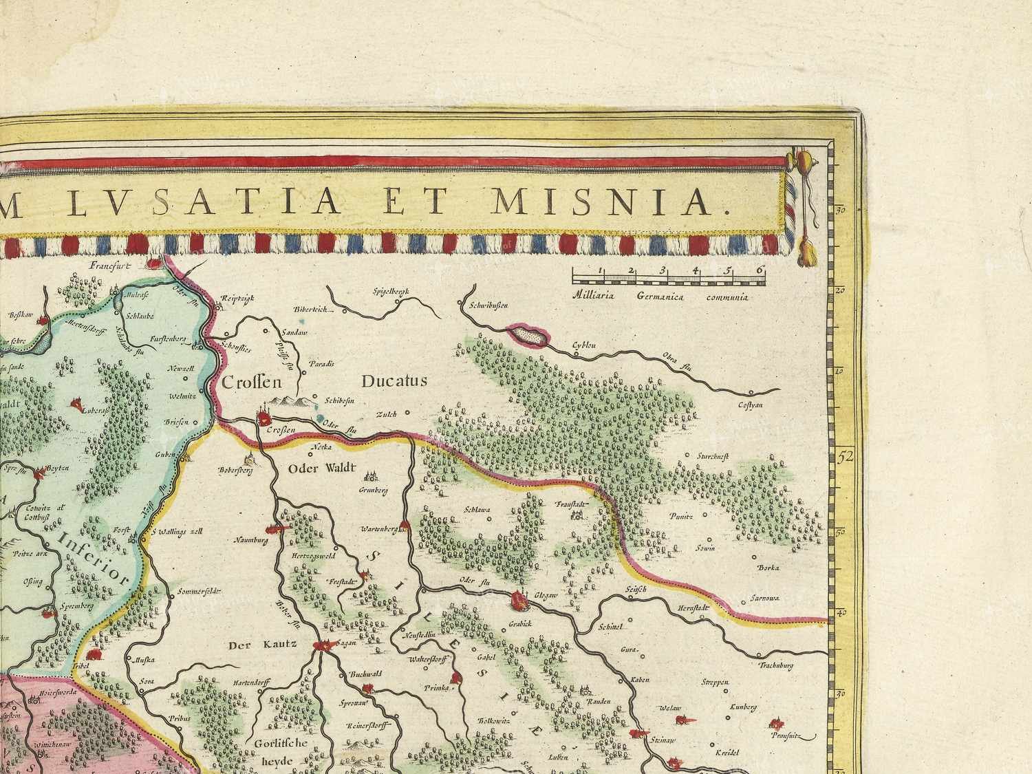 Map top right quadrant