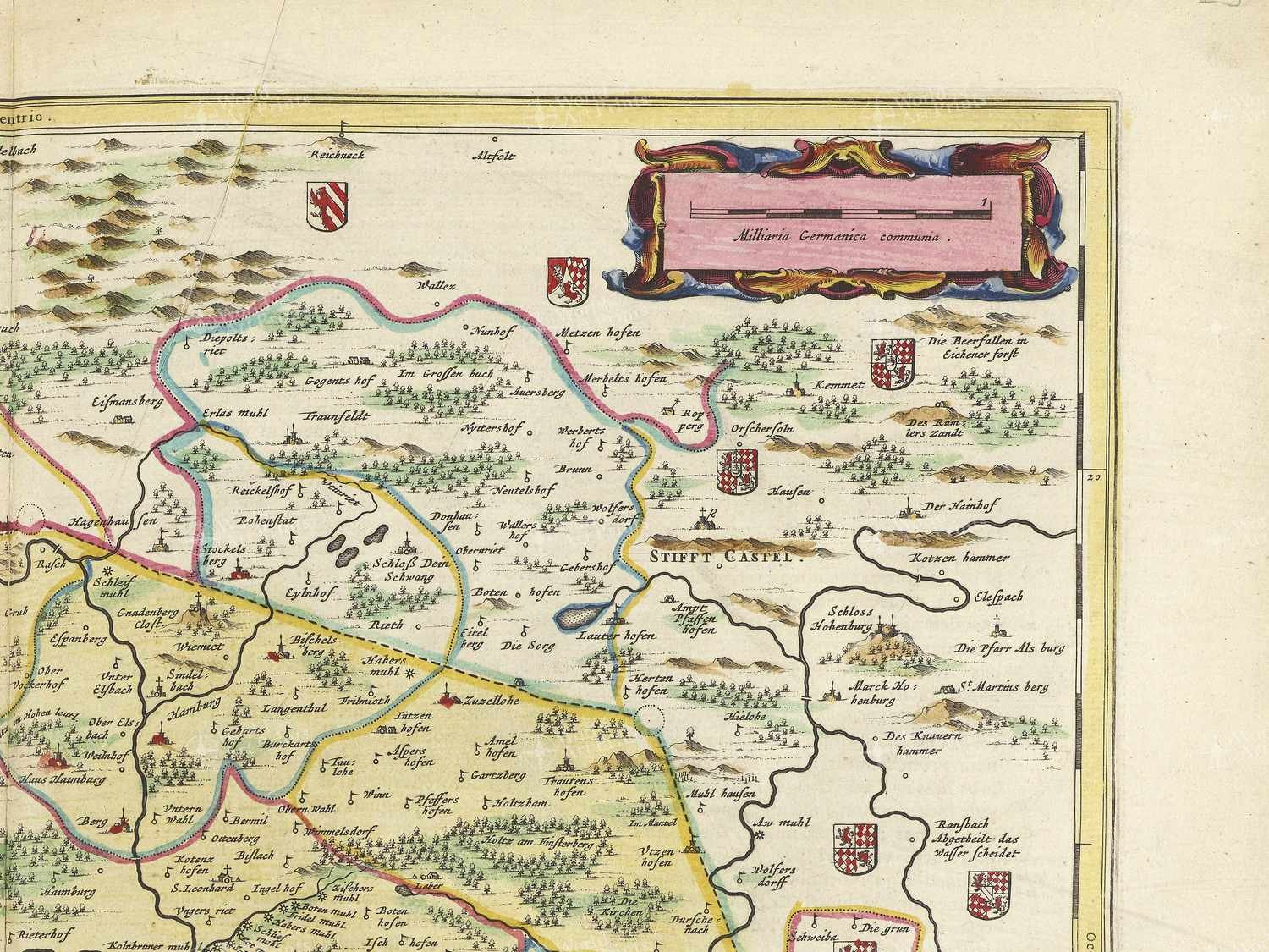 Map top right quadrant