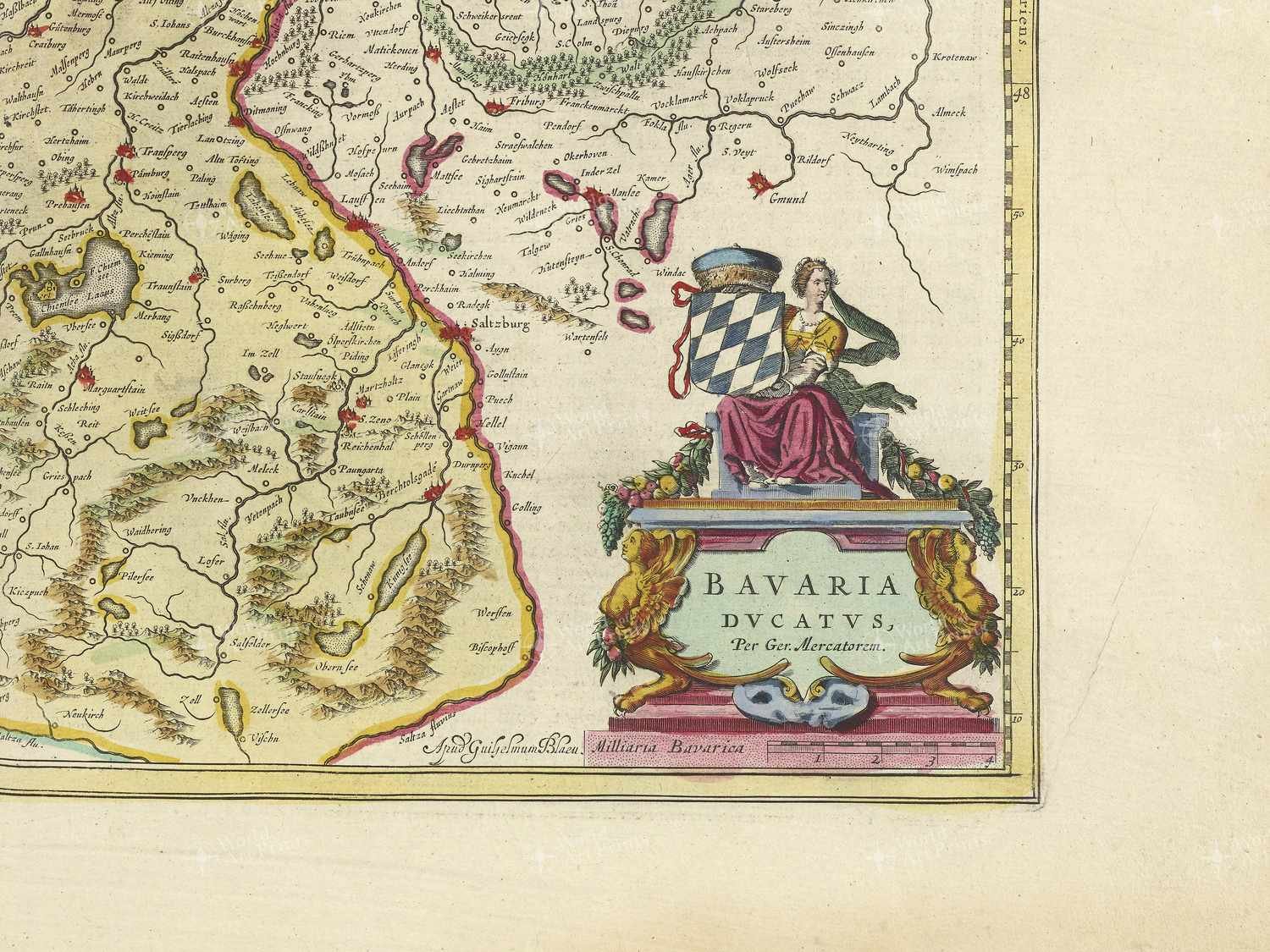 Map bottom right quadrant