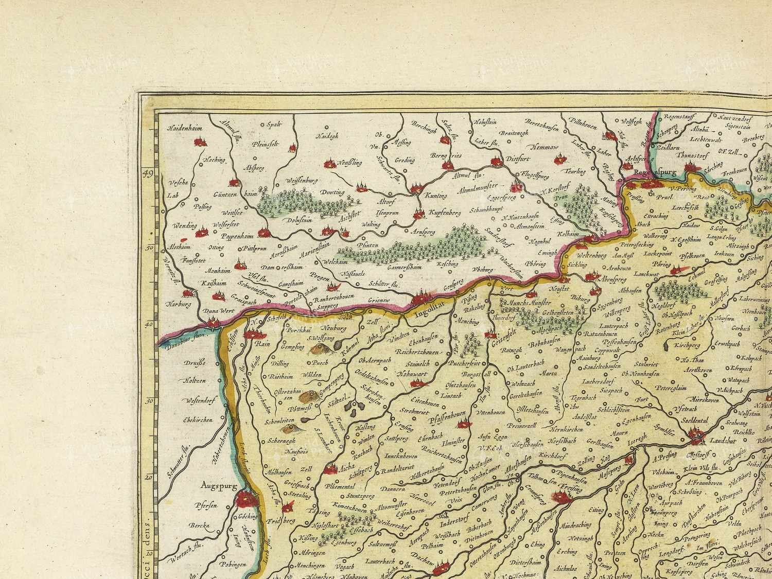 Map top left quadrant