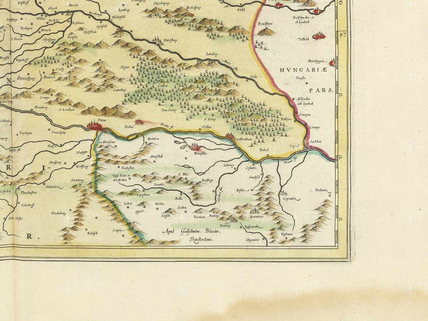 Map bottom right quadrant