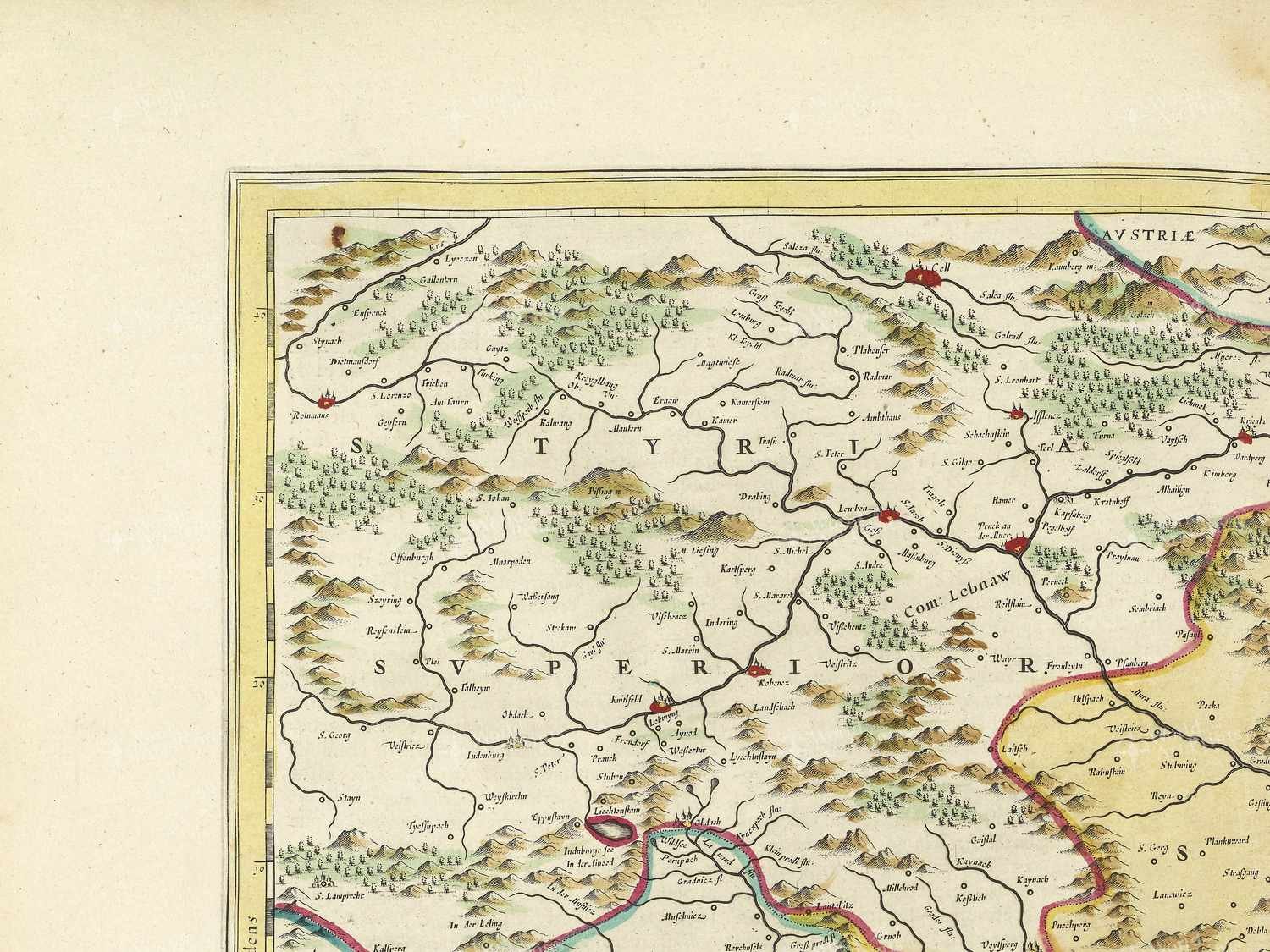 Map top left quadrant
