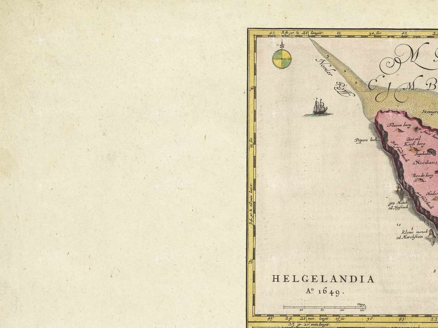Map top left quadrant