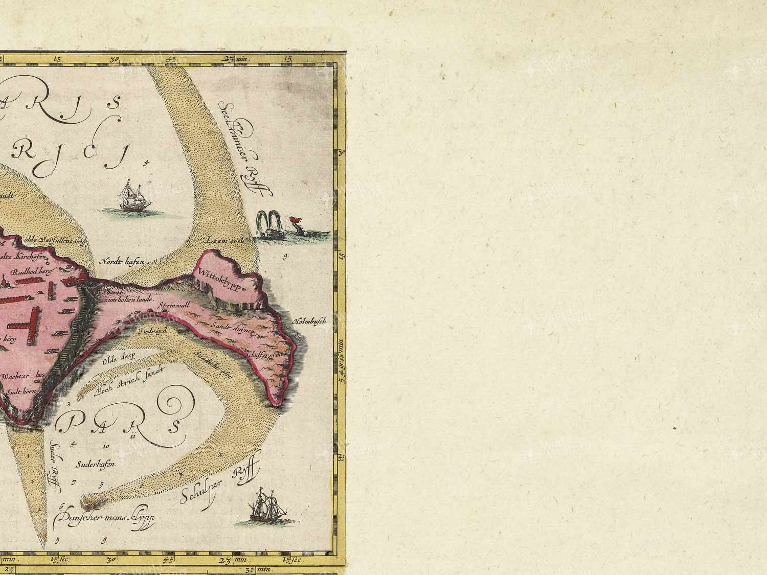 Map top right quadrant