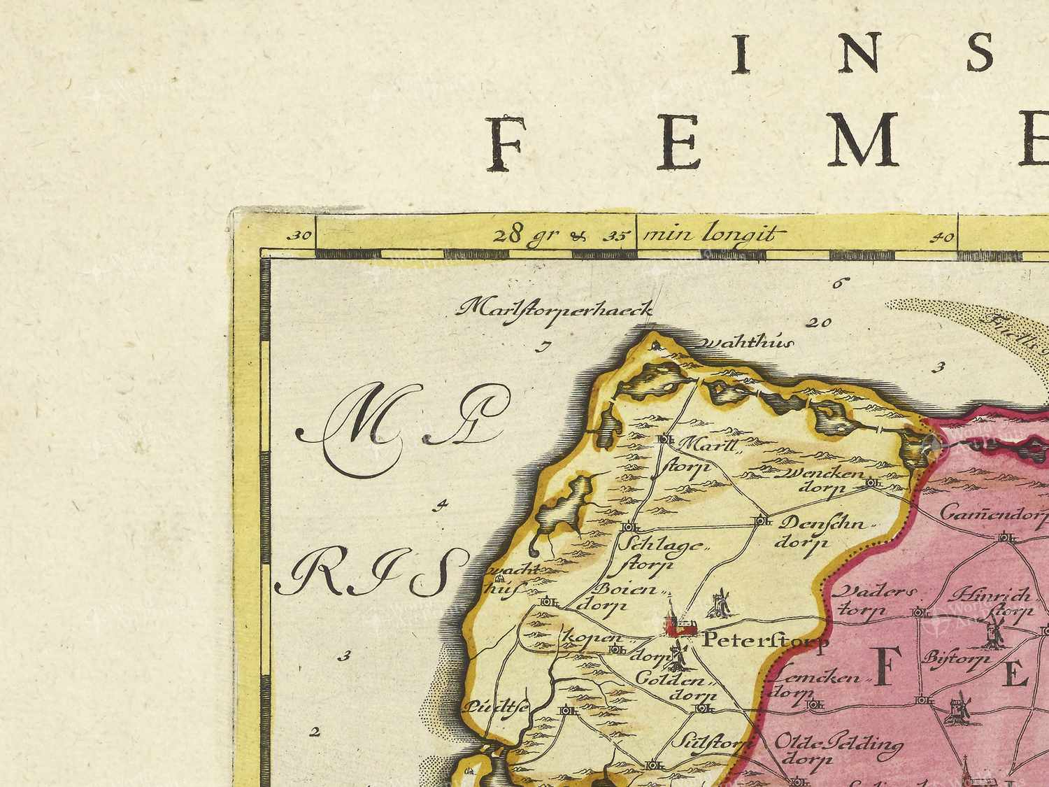 Map top left quadrant