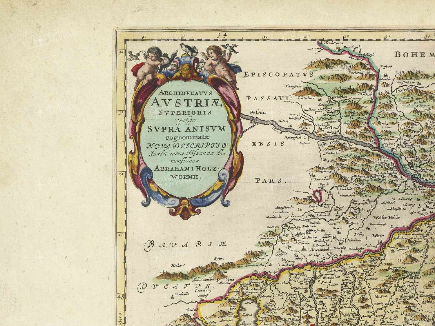 Map top left quadrant