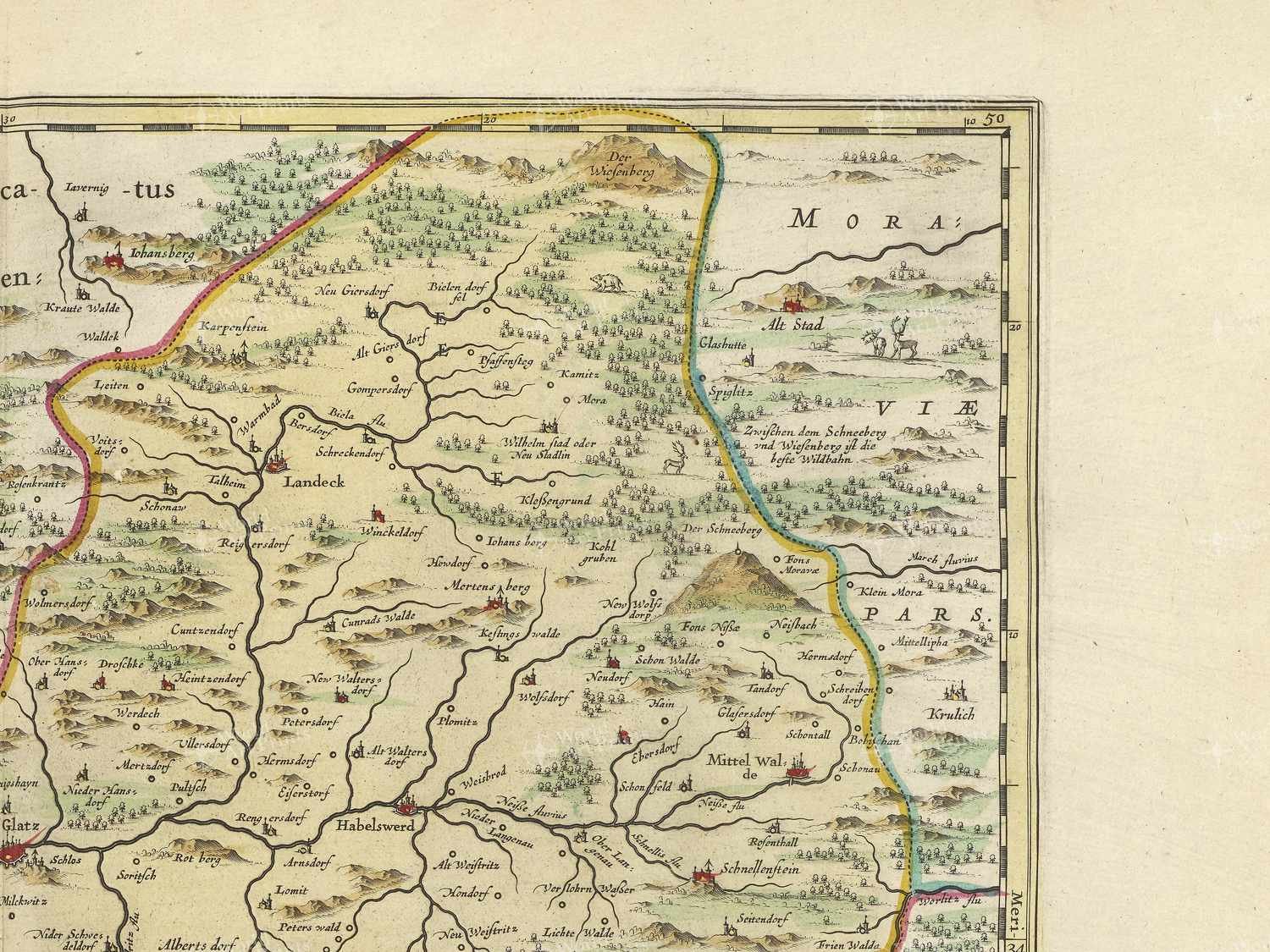 Map top right quadrant